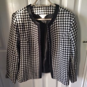 Christopher Banks black and white jacket